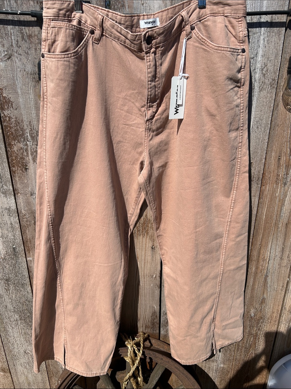 Wrangler women’s Peach-Tan Chinos